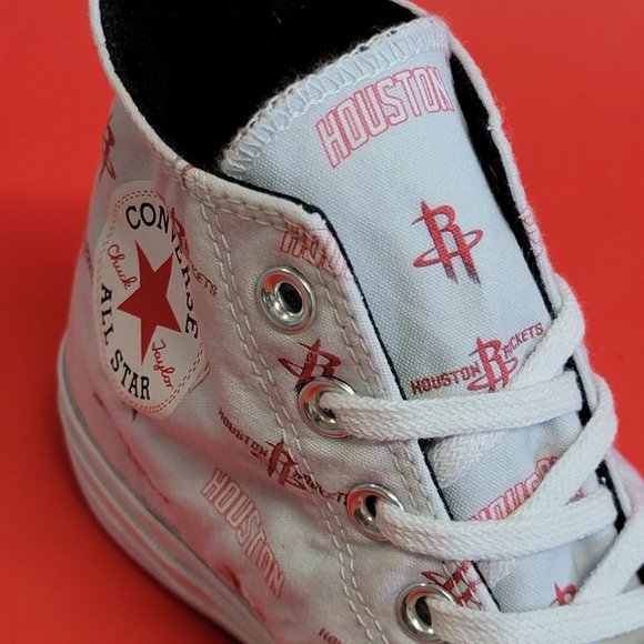 Converse CTAS 70 Hi Houston Rockets 161162C Size 10 NWB - Picture 8 of 11